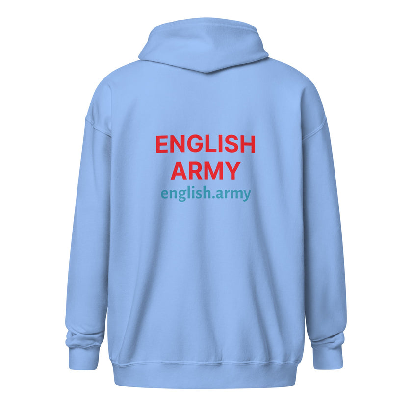 ENGLISH ARMY - Unisex Heavy Blend Zip Hoodie