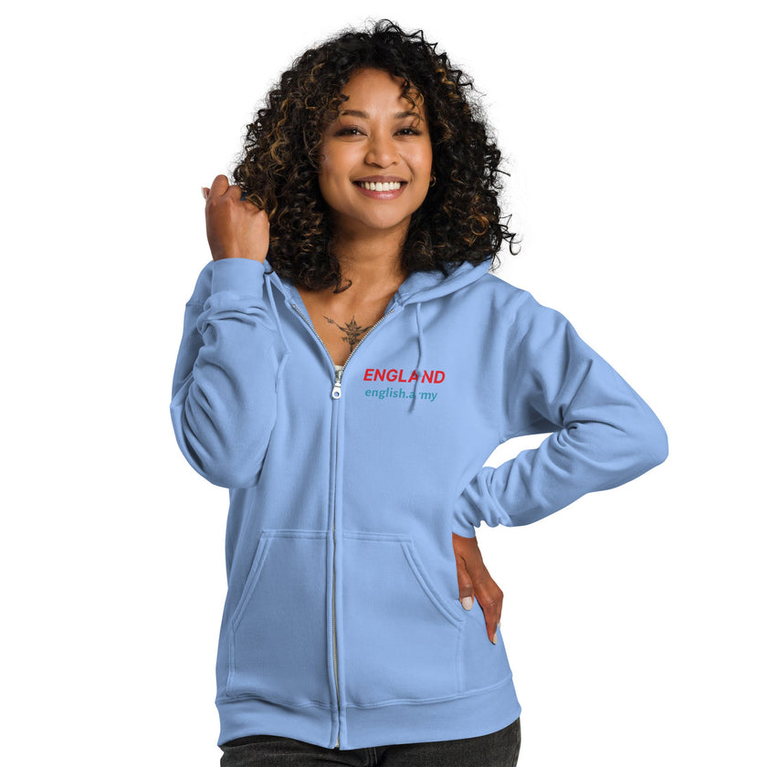 ENGLAND - Unisex Heavy Blend Zip Hoodie