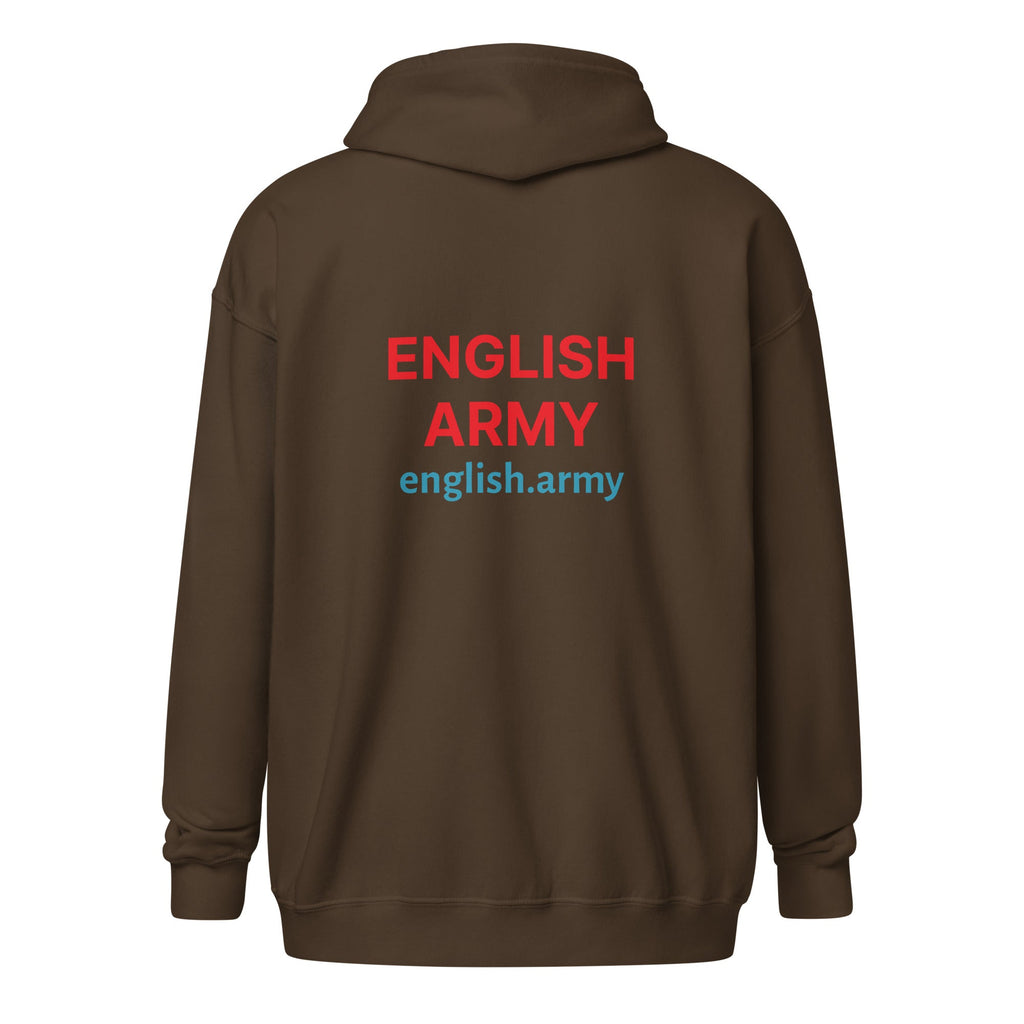 ENGLISH ARMY - Unisex Heavy Blend Zip Hoodie