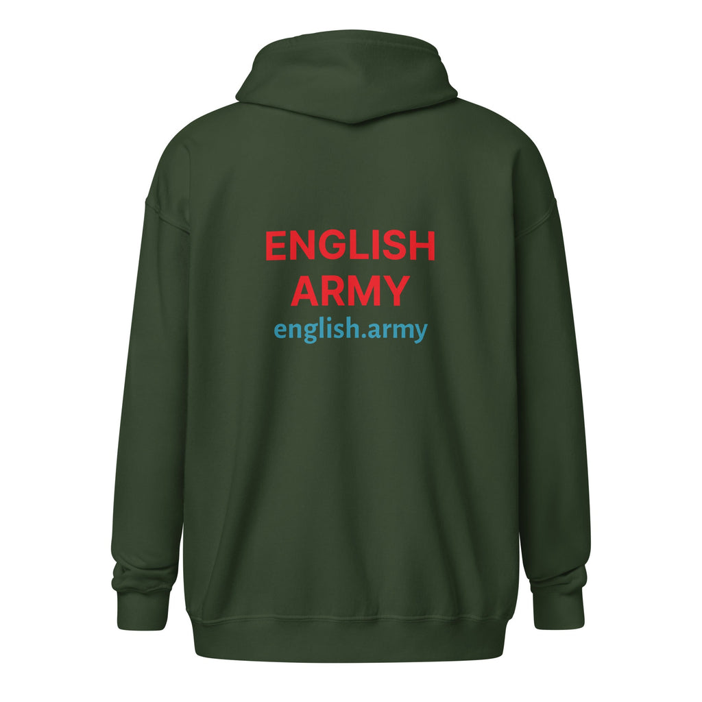 ENGLISH ARMY - Unisex Heavy Blend Zip Hoodie