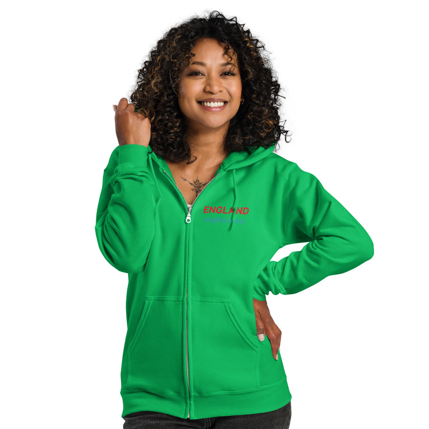 ENGLAND - Unisex Heavy Blend Zip Hoodie