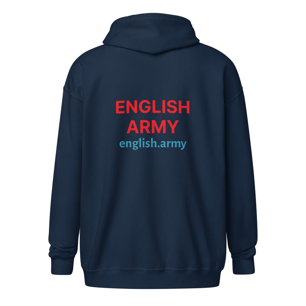 ENGLISH ARMY - Unisex Heavy Blend Zip Hoodie