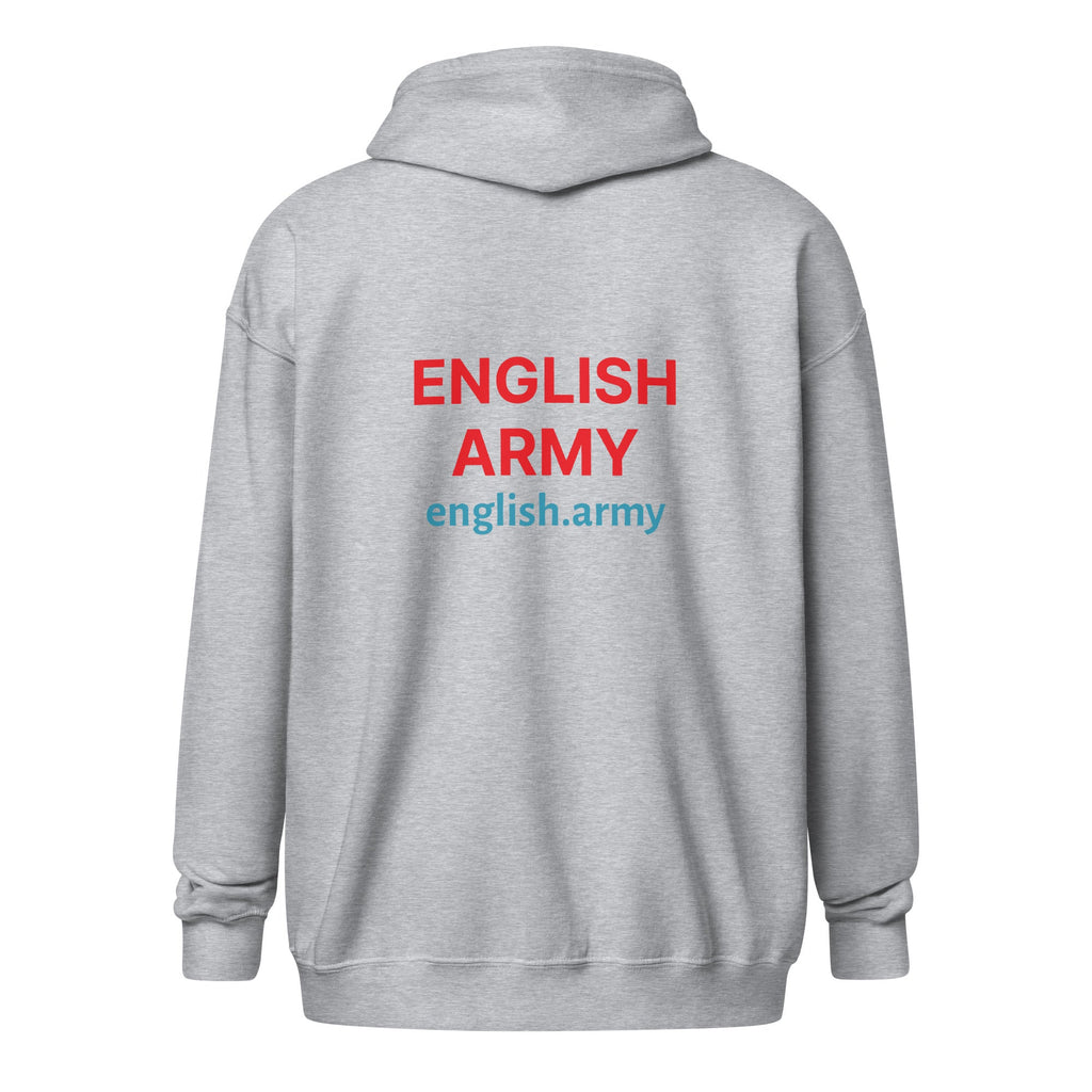 ENGLISH ARMY - Unisex Heavy Blend Zip Hoodie