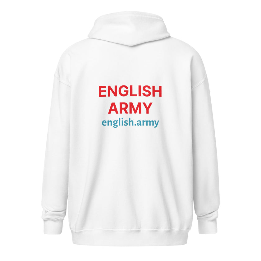 ENGLISH ARMY - Unisex Heavy Blend Zip Hoodie