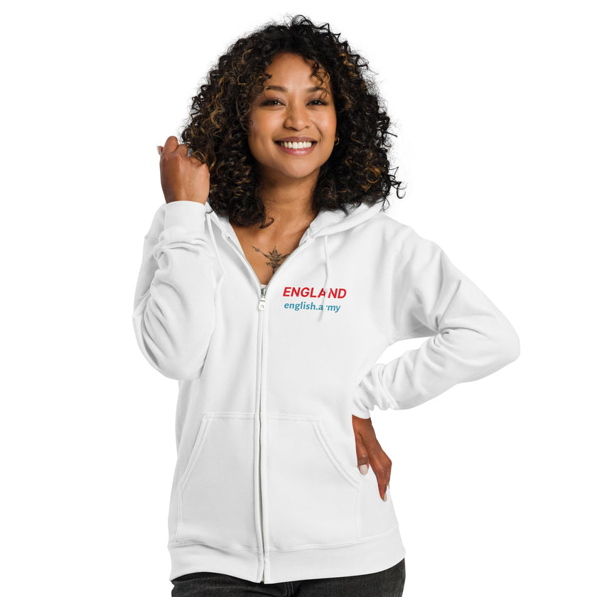 ENGLAND - Unisex Heavy Blend Zip Hoodie