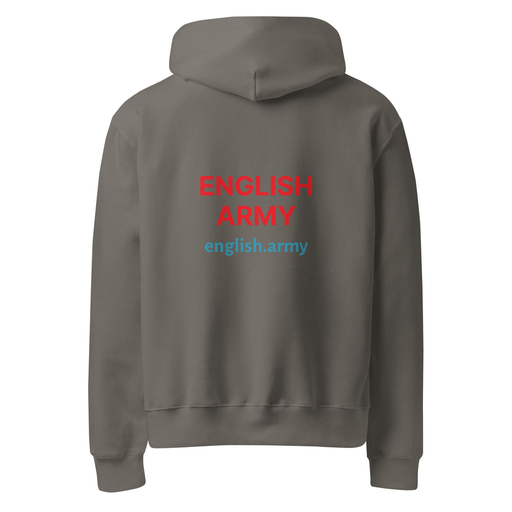 ENGLISH ARMY - Oversized Heavyweight Hoodie
