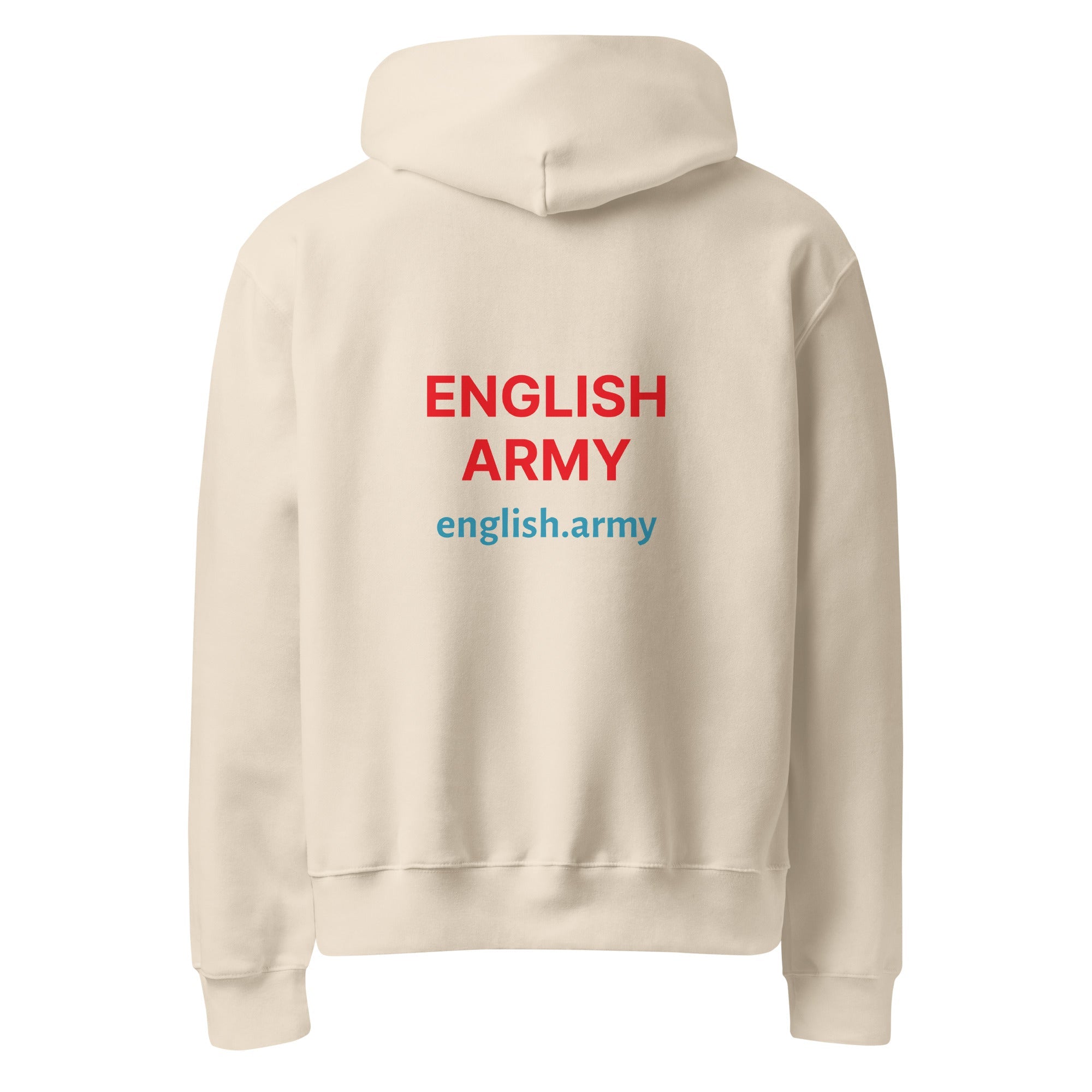 ENGLISH ARMY - Oversized Heavyweight Hoodie