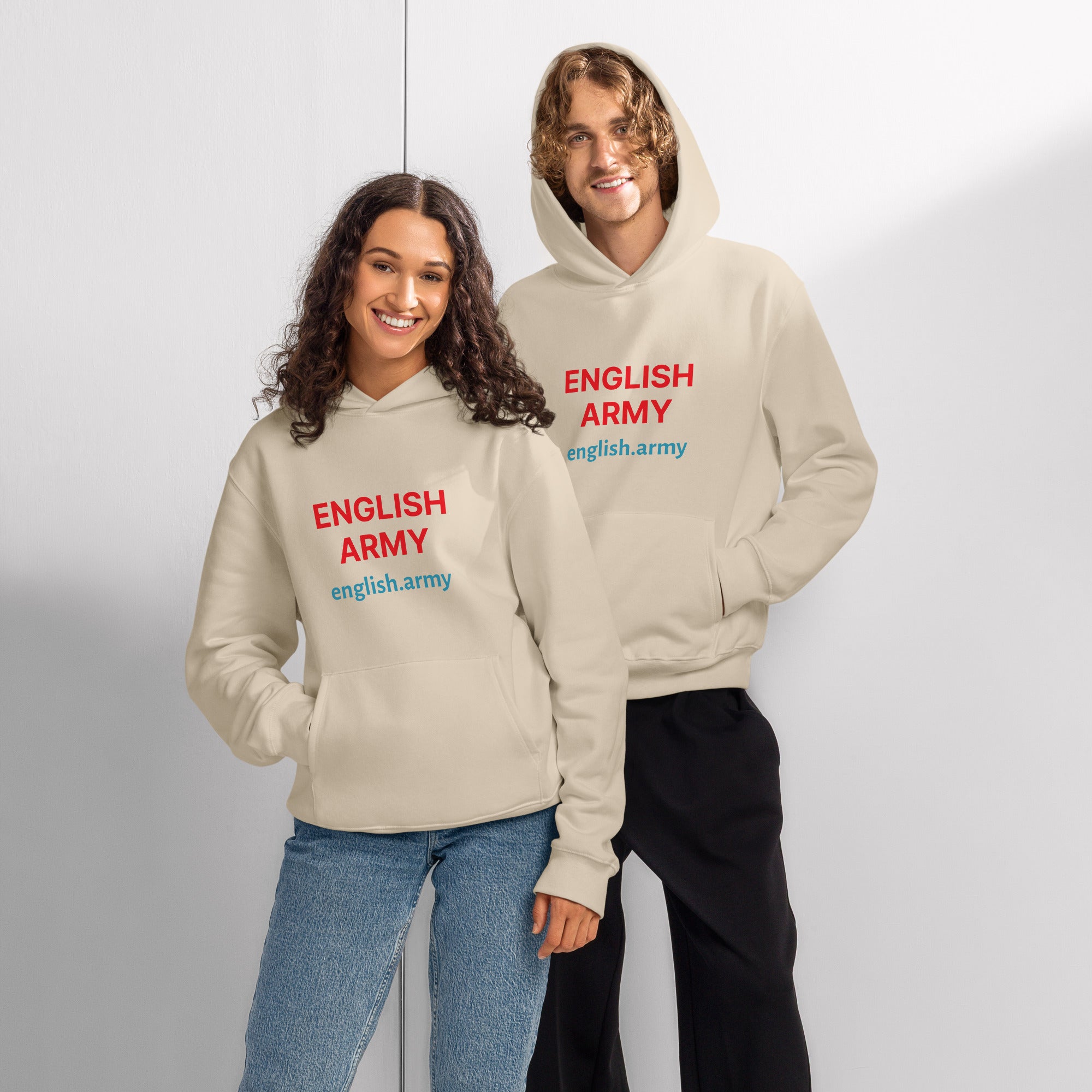 ENGLISH ARMY - Oversized Heavyweight Hoodie