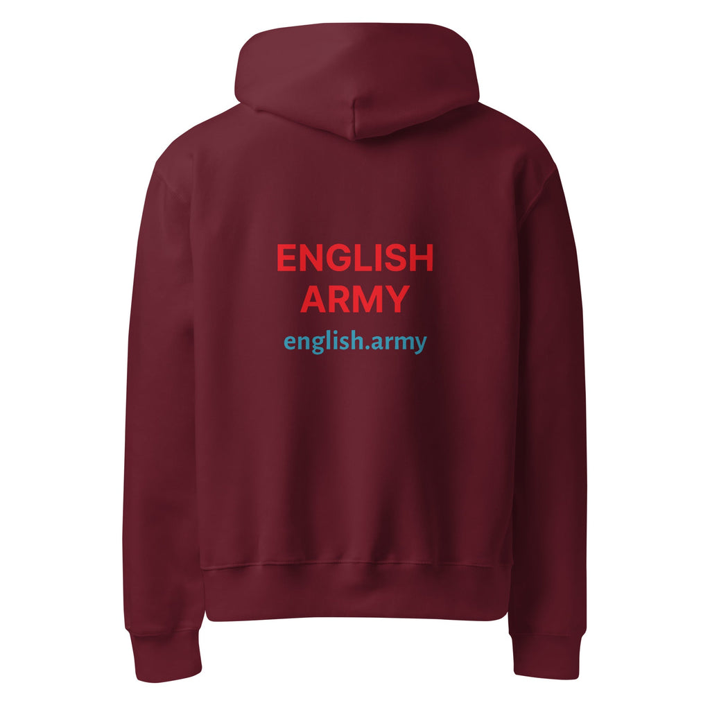 ENGLISH ARMY - Oversized Heavyweight Hoodie