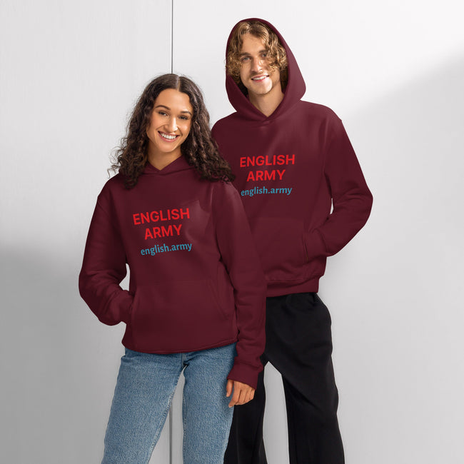 ENGLISH ARMY - Oversized Heavyweight Hoodie