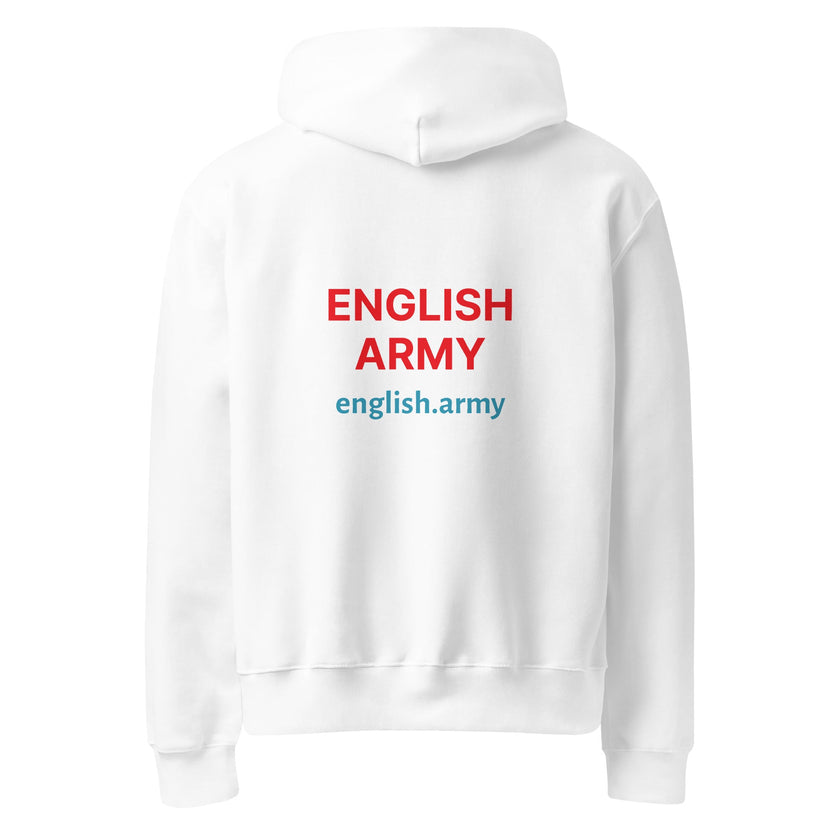 ENGLISH ARMY - Oversized Heavyweight Hoodie