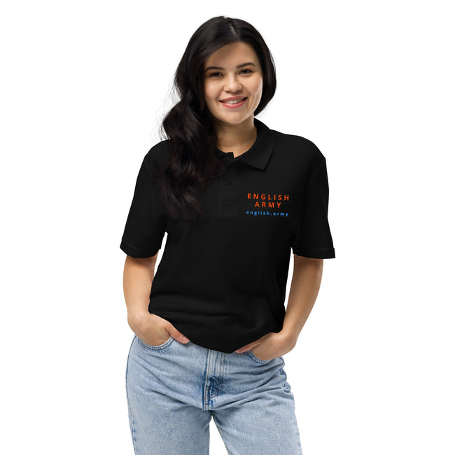 ENGLISH ARMY - Unisex Pique Polo Shirt