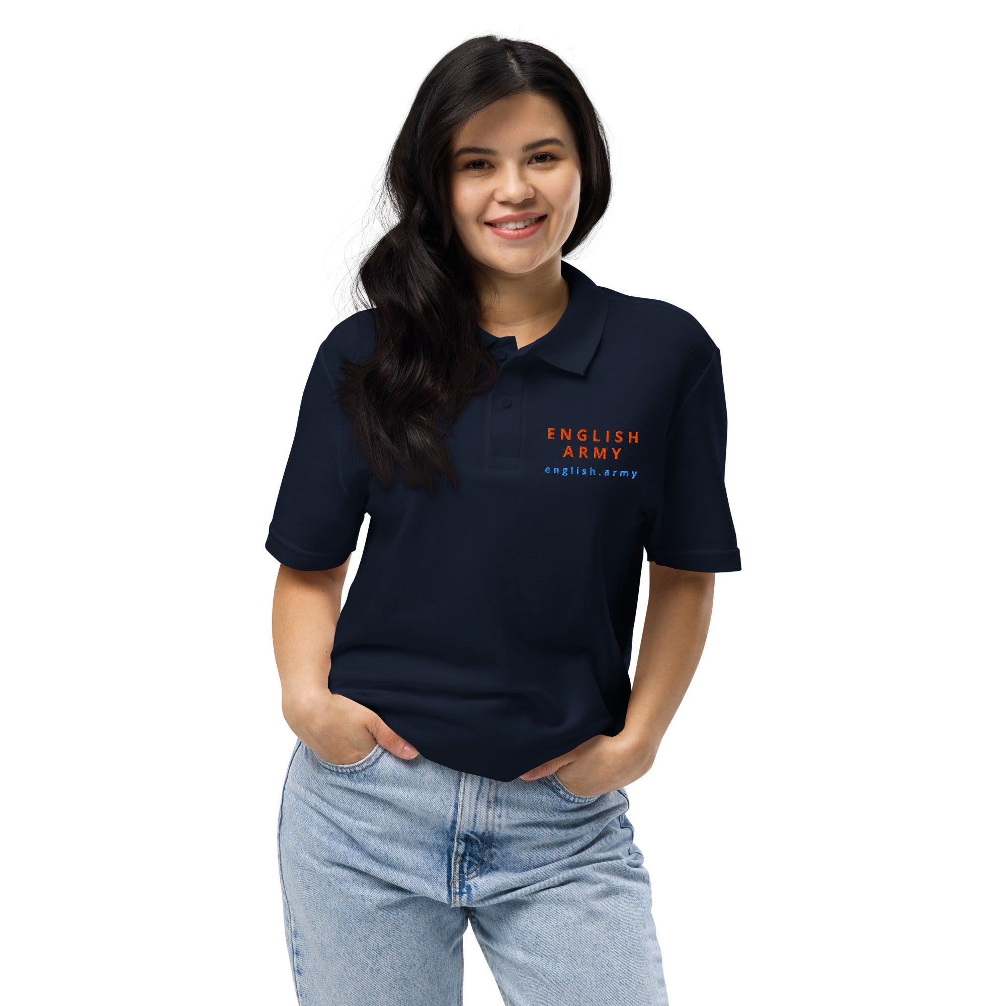 ENGLISH ARMY - Unisex Pique Polo Shirt