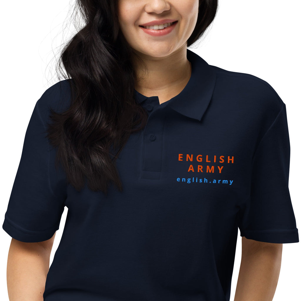 ENGLISH ARMY - Unisex Pique Polo Shirt