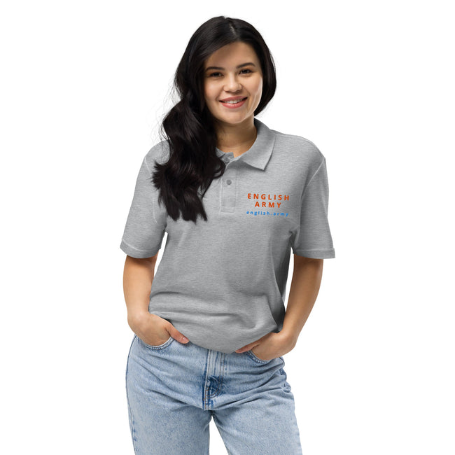 ENGLISH ARMY - Unisex Pique Polo Shirt