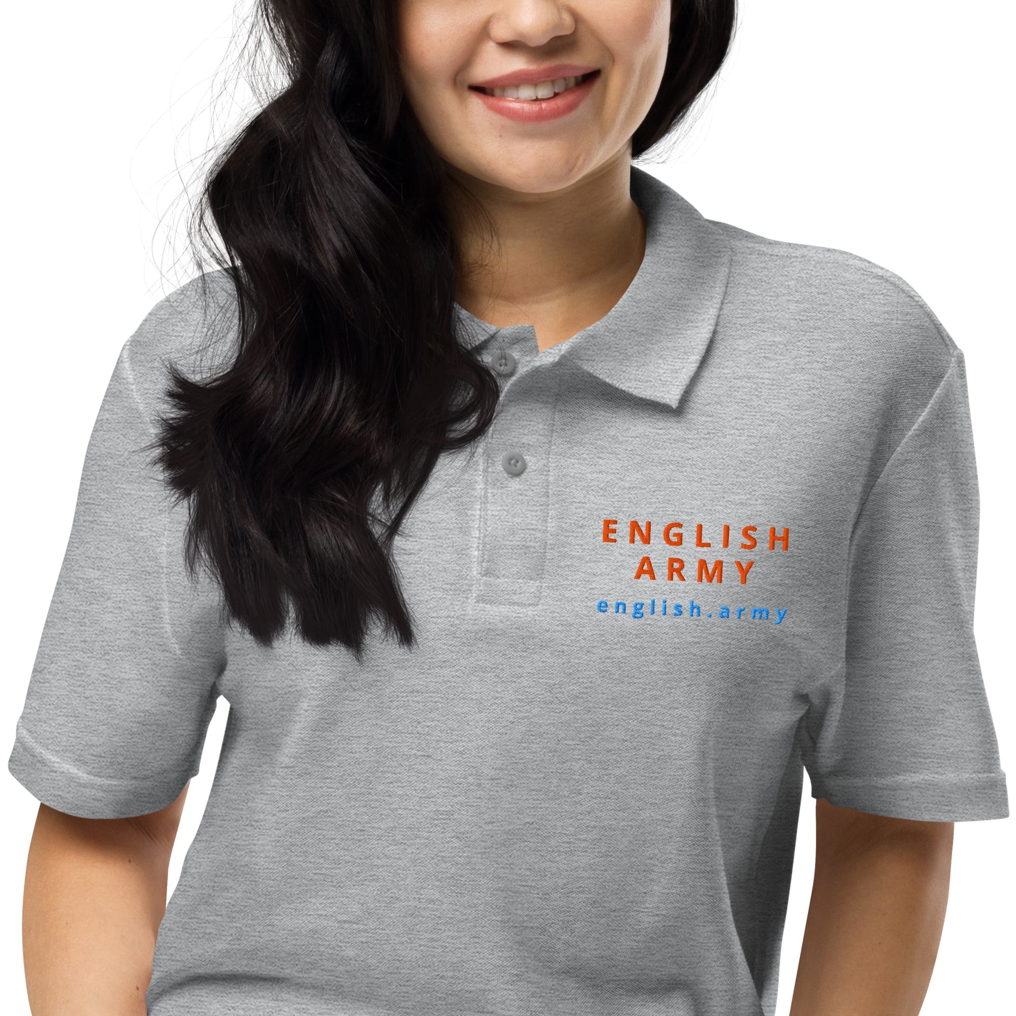 ENGLISH ARMY - Unisex Pique Polo Shirt