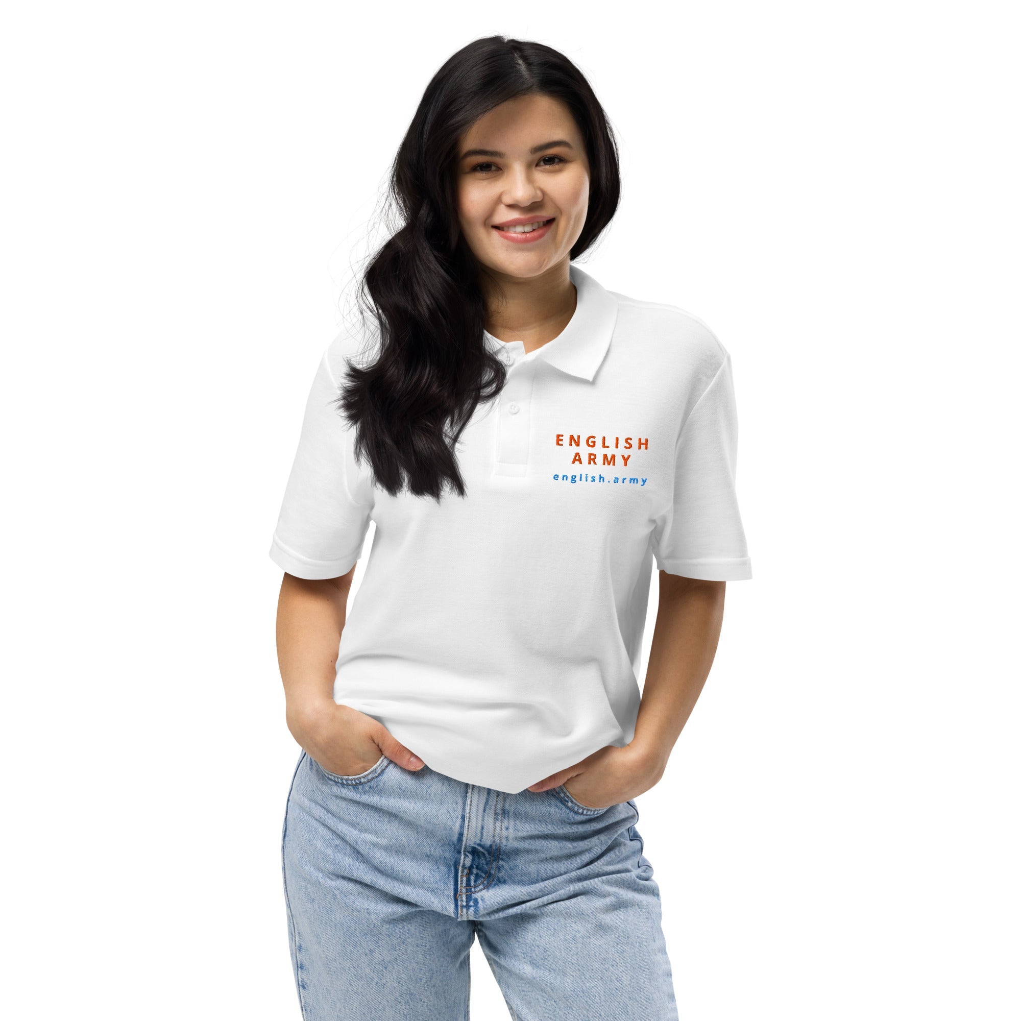 ENGLISH ARMY - Unisex Pique Polo Shirt