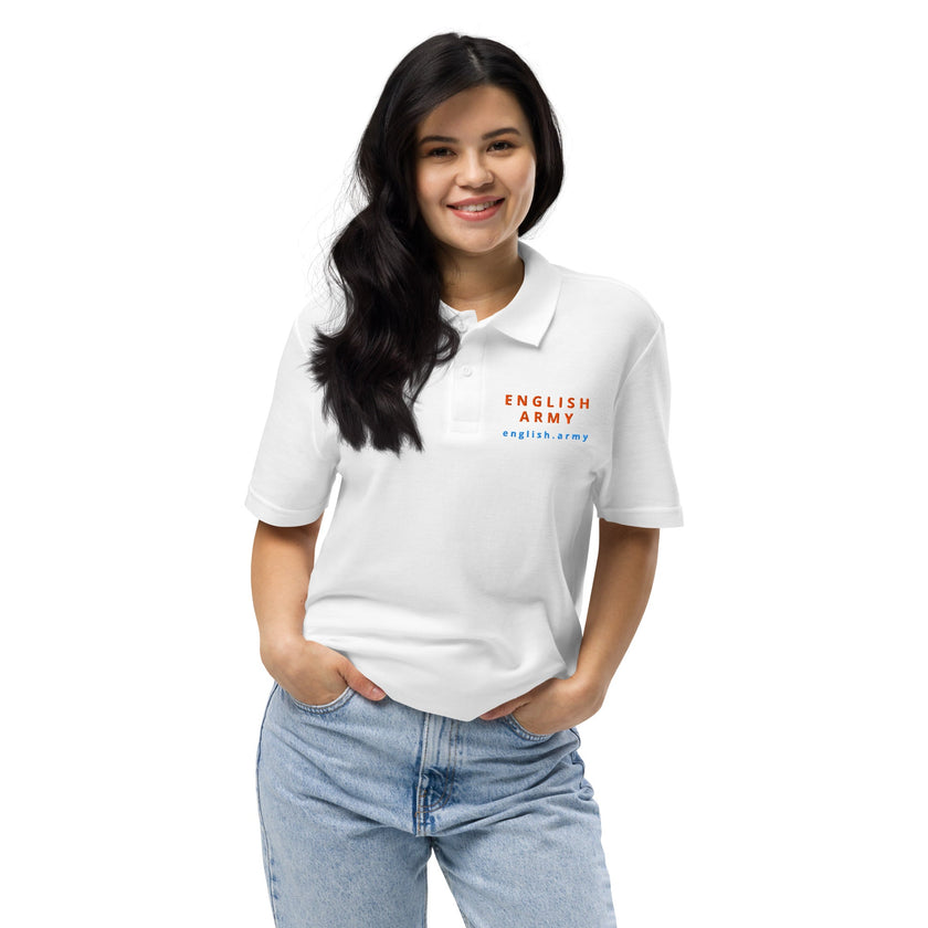 ENGLISH ARMY - Unisex Pique Polo Shirt
