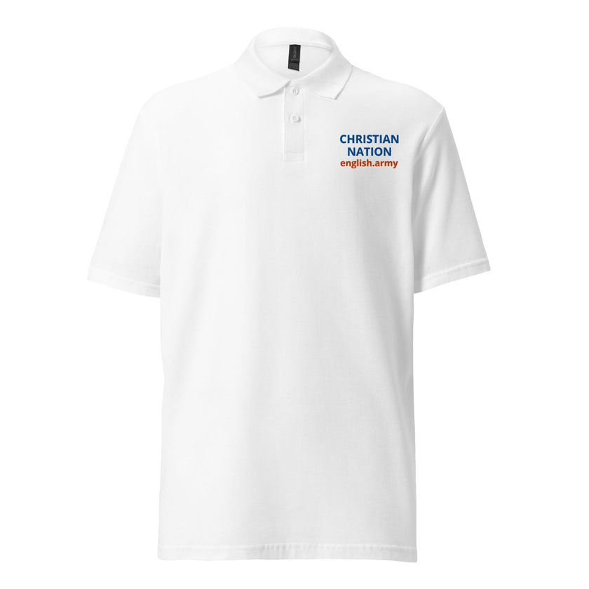 Christian Nation - Unisex Pique Polo Shirt