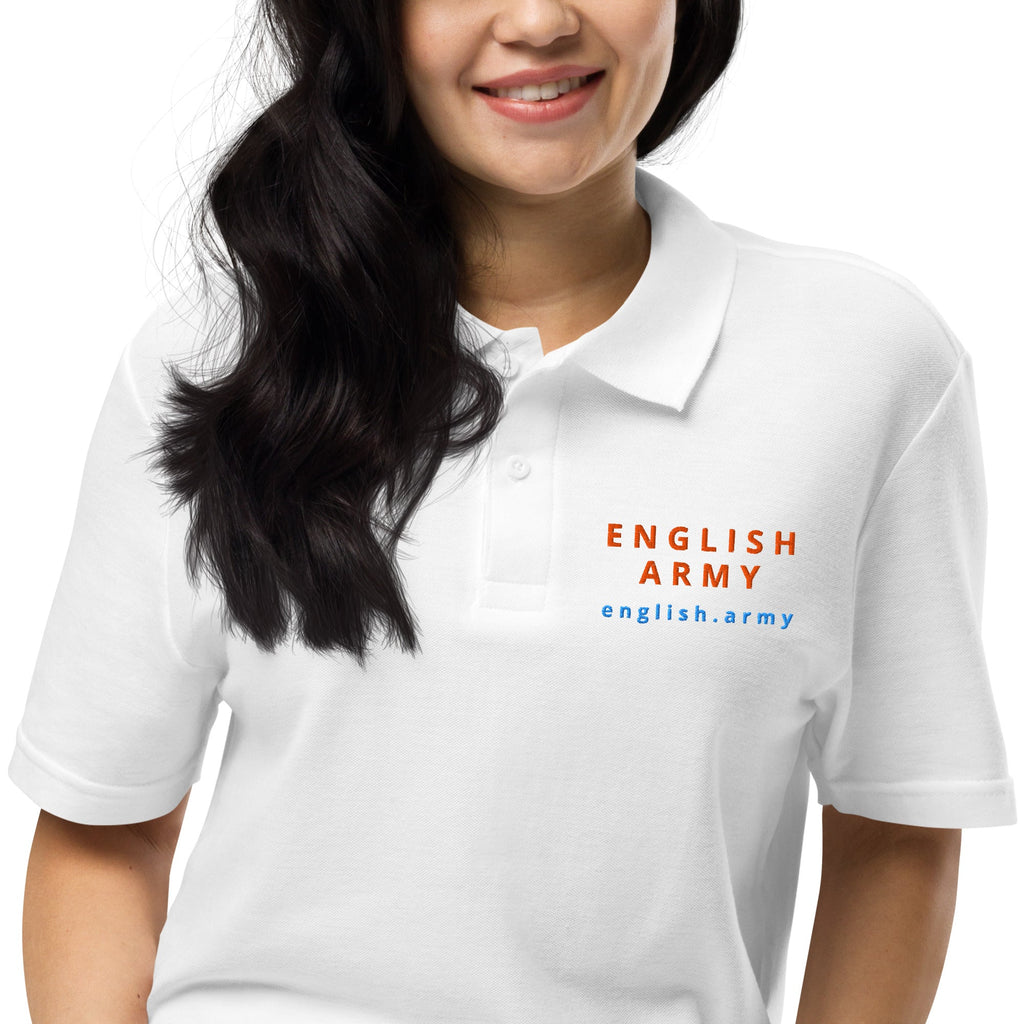 ENGLISH ARMY - Unisex Pique Polo Shirt