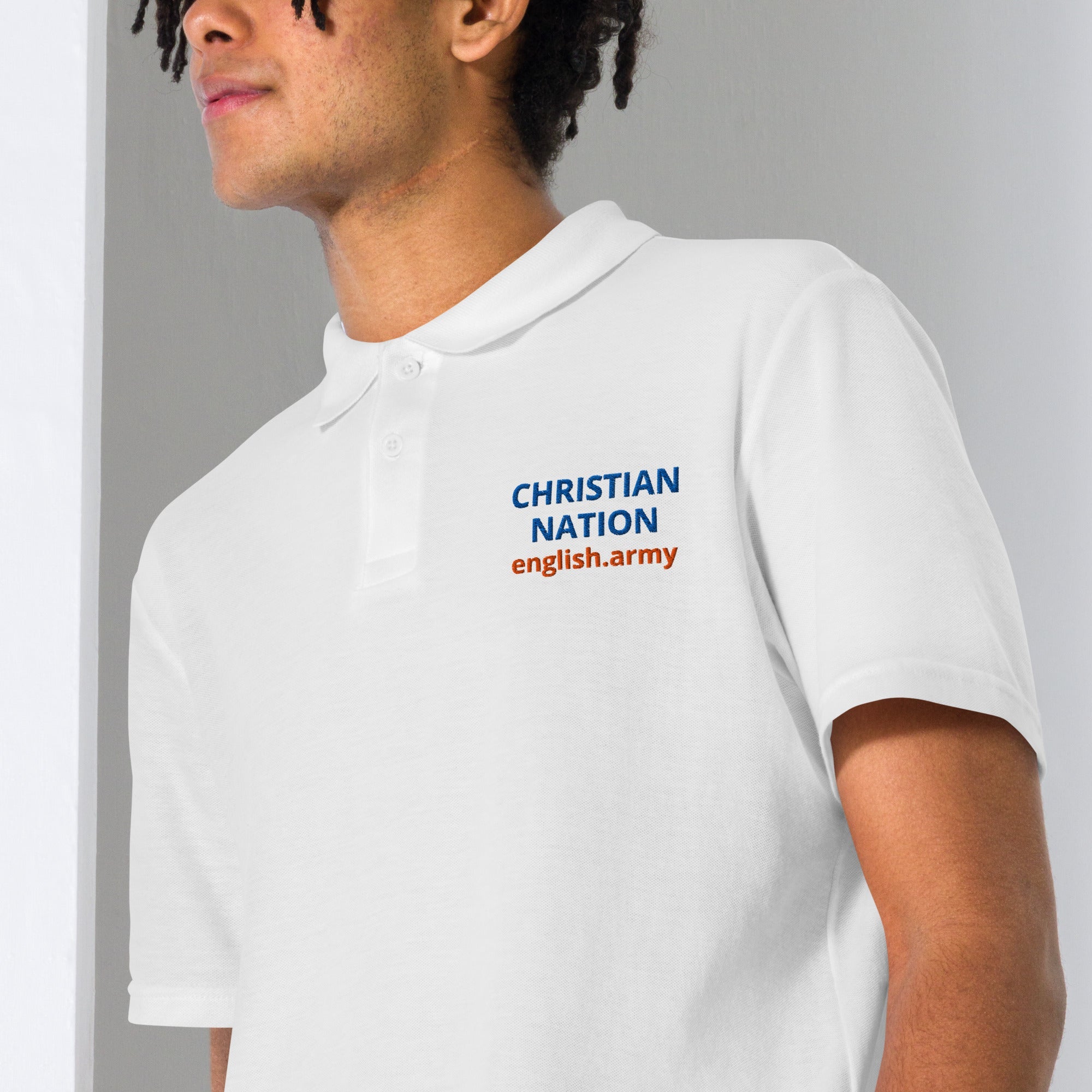 Christian Nation - Unisex Pique Polo Shirt