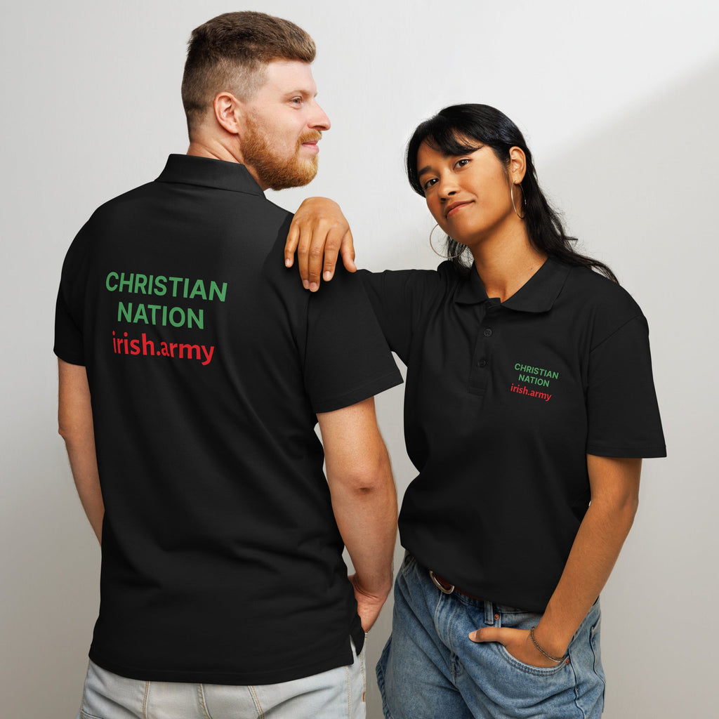 Christian Nation - Premium Pique Polo Shirt