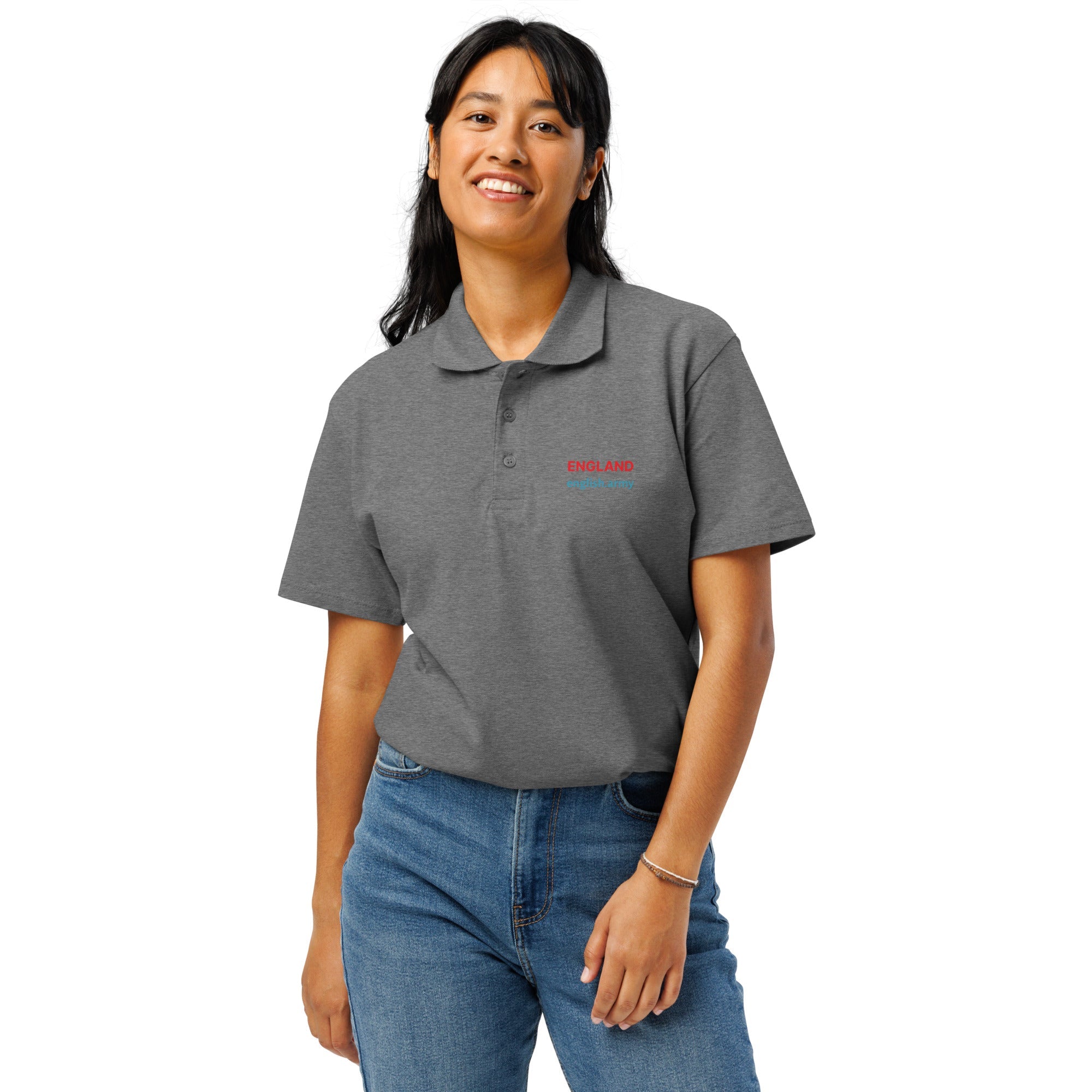 ENGLAND - Premium Pique Polo Shirt