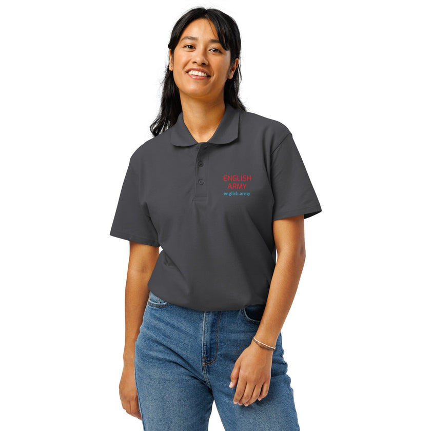 ENGLISCHE ARMEE - Premium-Piqué-Poloshirt