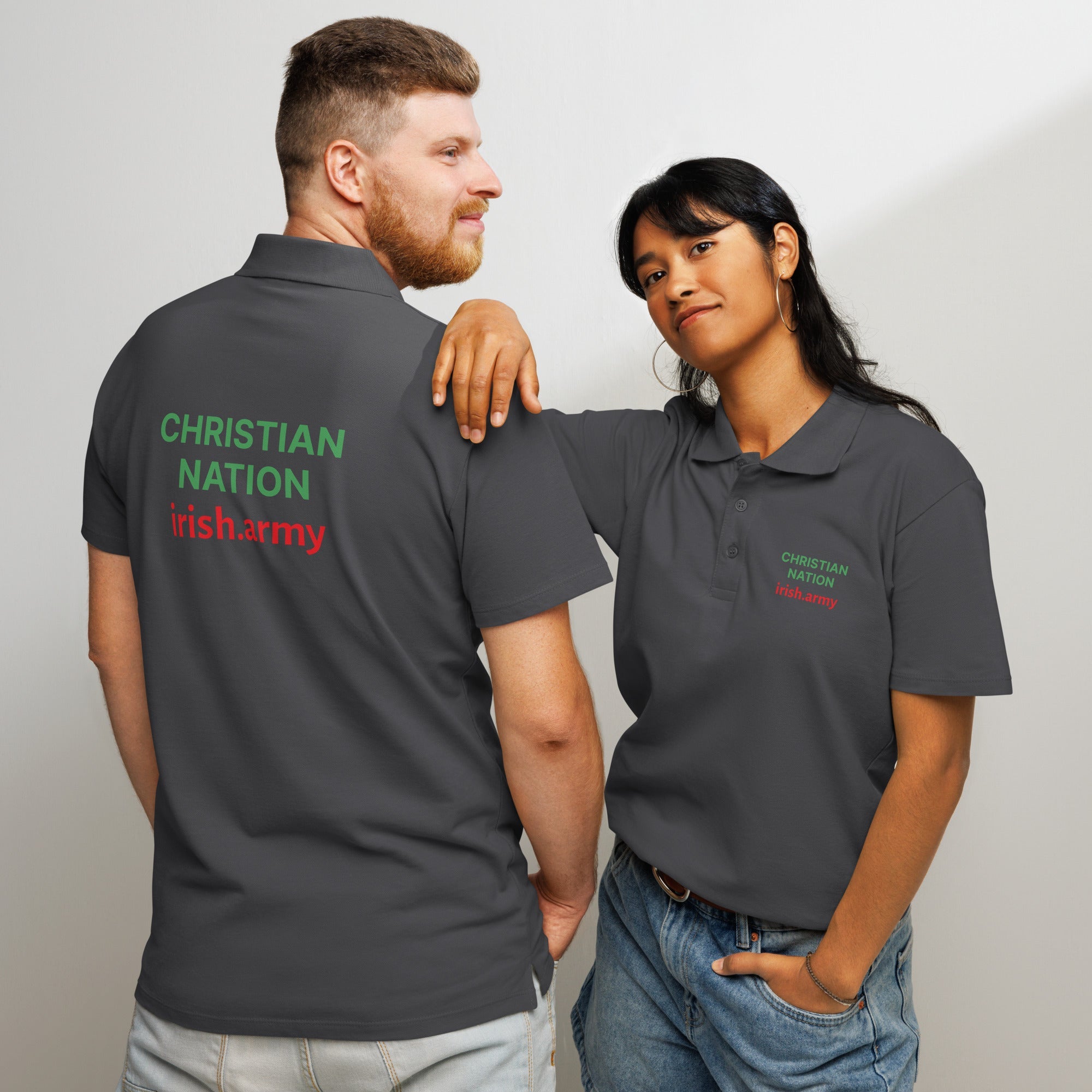 Christian Nation - Premium Pique Polo Shirt