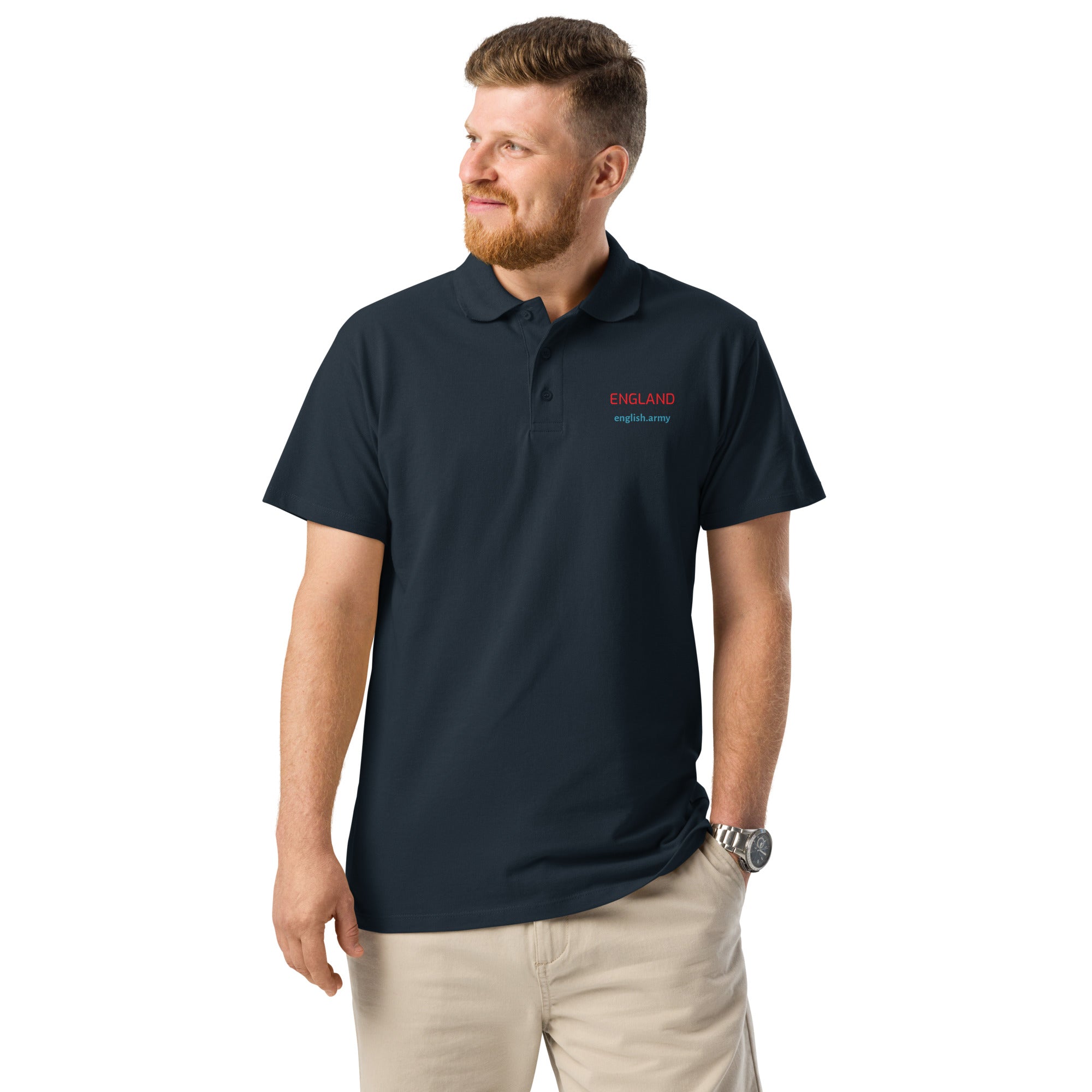 ENGLAND - Premium Pique Polo Shirt