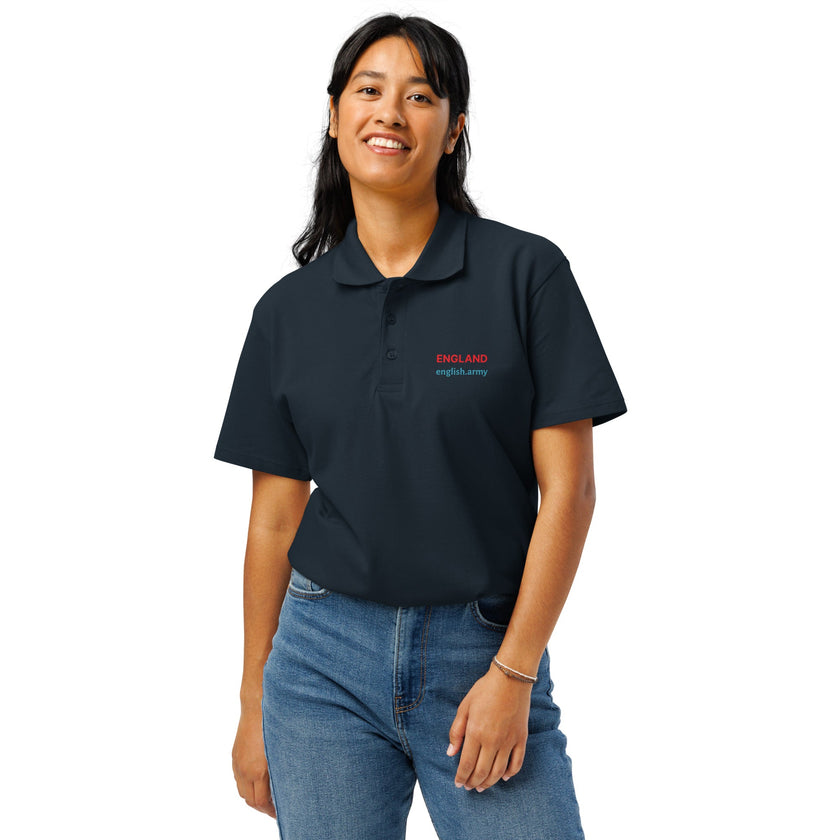 ENGLAND - Premium Pique Polo Shirt