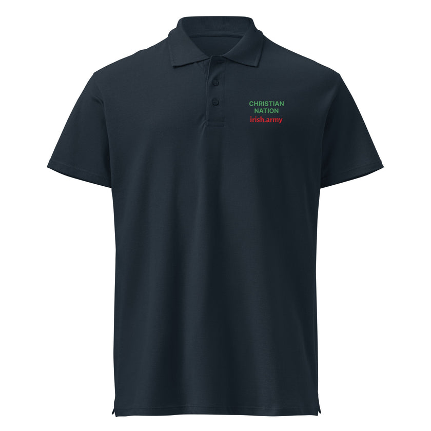 Christian Nation - Premium Pique Polo Shirt