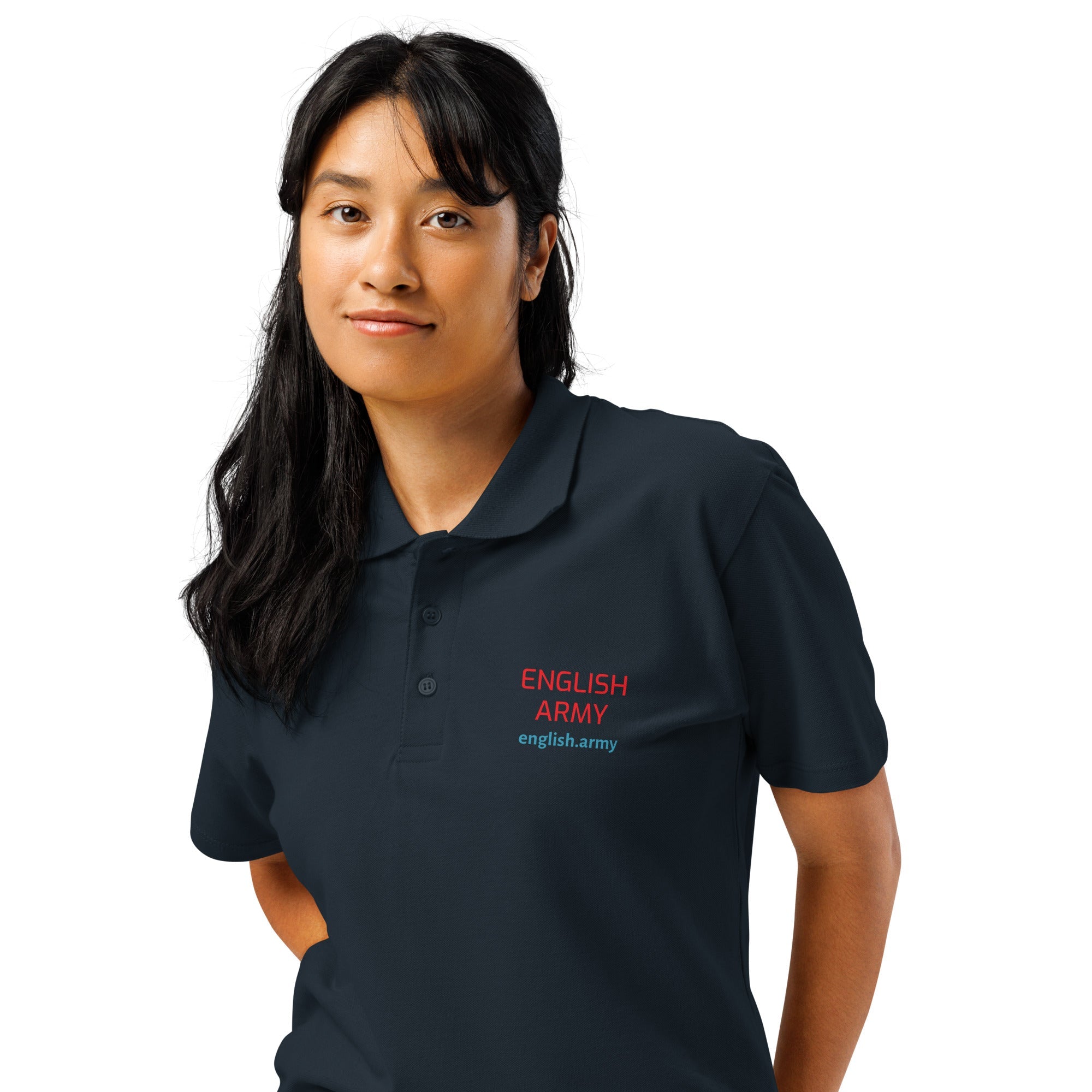 ENGLISCHE ARMEE - Premium-Piqué-Poloshirt