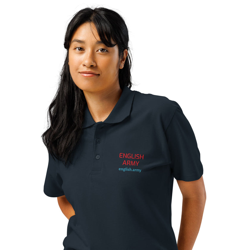 ENGLISCHE ARMEE - Premium-Piqué-Poloshirt