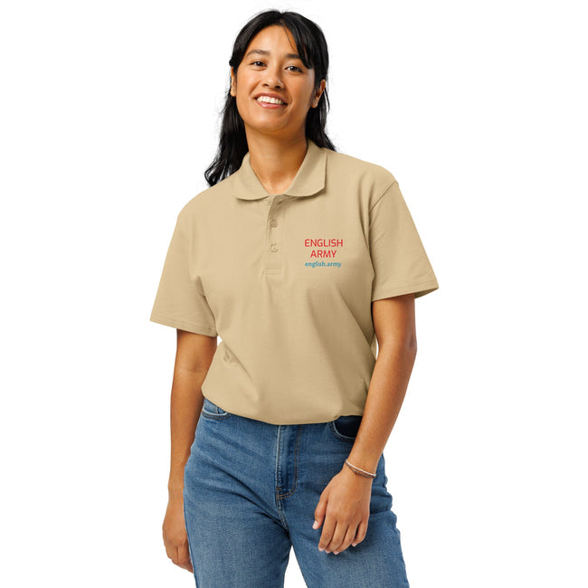 ENGLISH ARMY - Premium Pique Polo Shirt