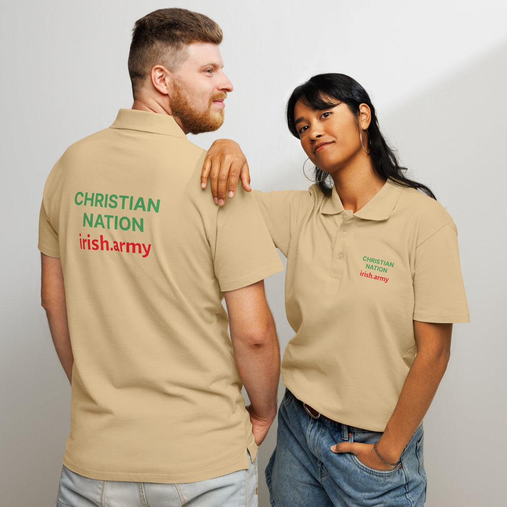 Christian Nation - Premium Pique Polo Shirt
