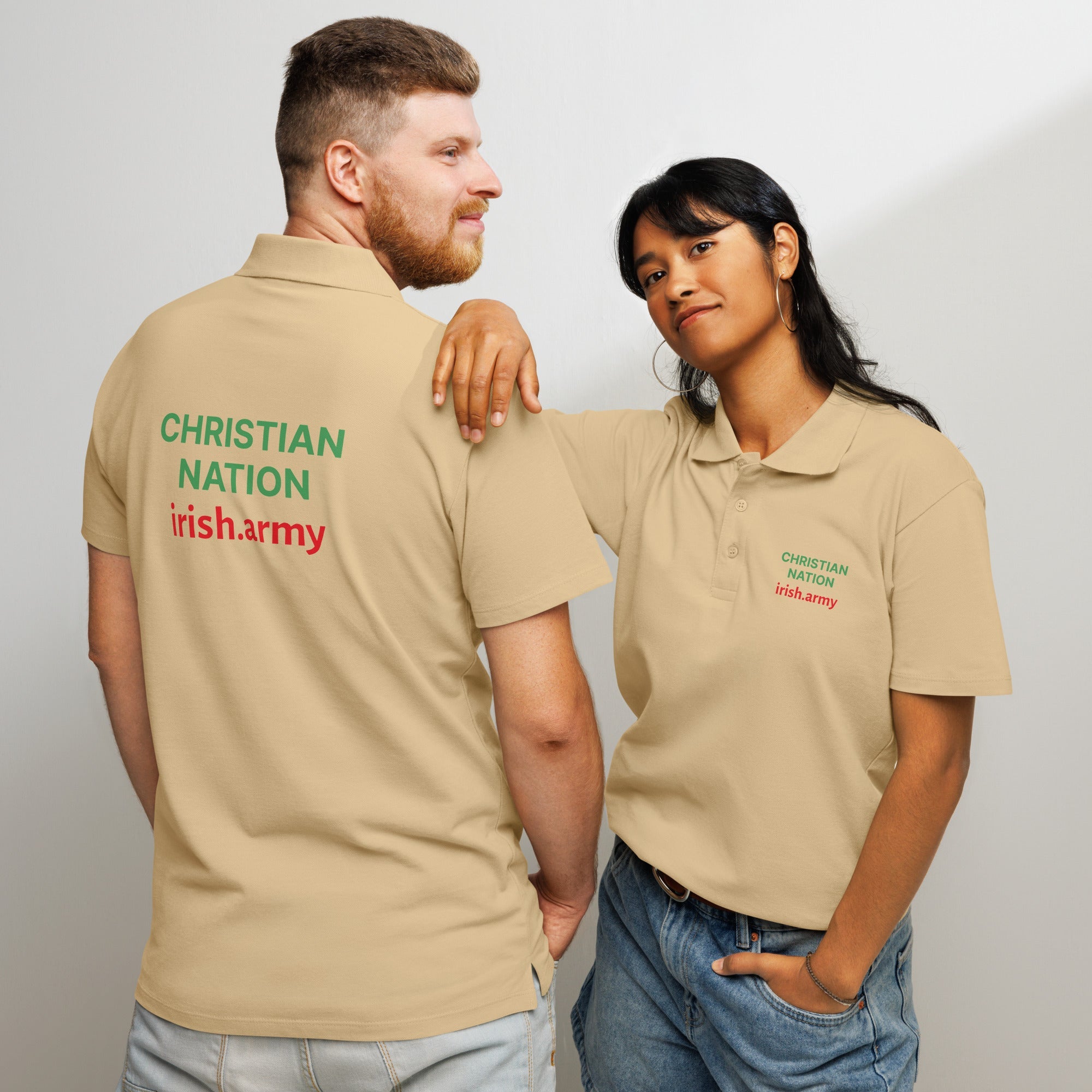 Christian Nation - Premium Pique Polo Shirt