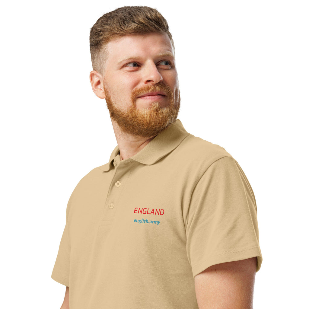 ENGLAND - Premium Pique Polo Shirt