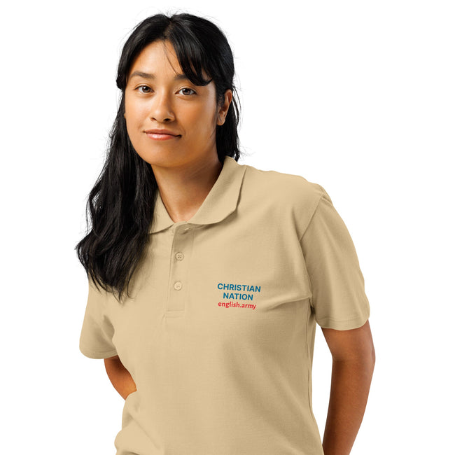 Christian Nation - Premium Pique Polo Shirt