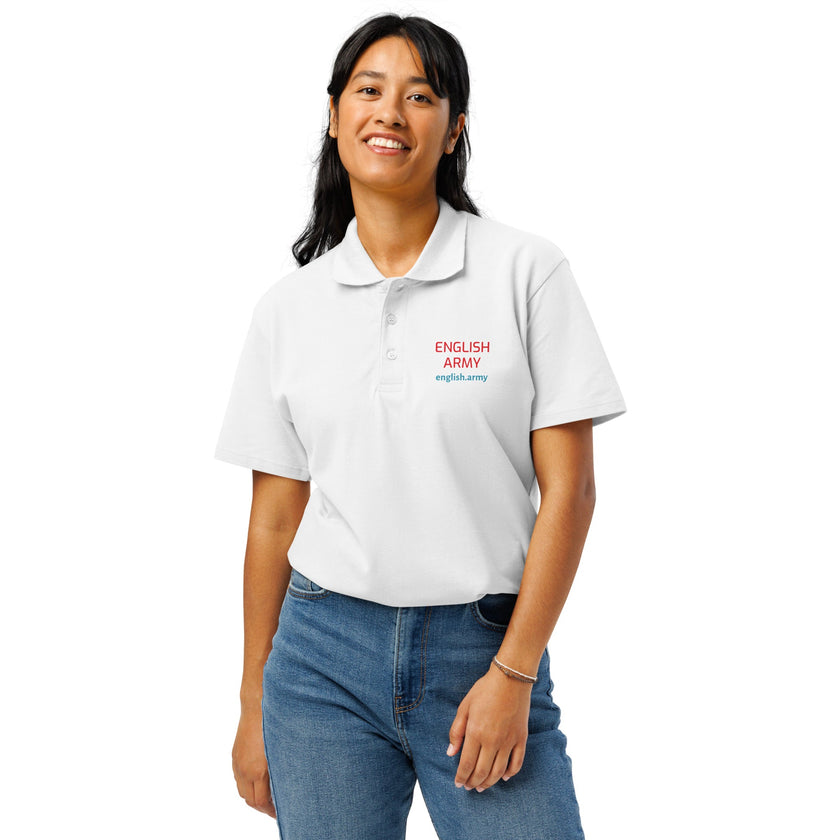 ENGLISCHE ARMEE - Premium-Piqué-Poloshirt