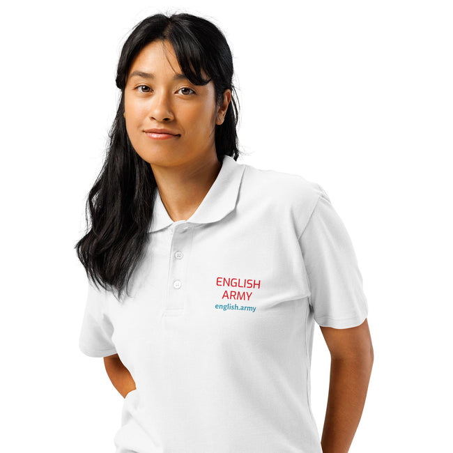ENGLISCHE ARMEE - Premium-Piqué-Poloshirt