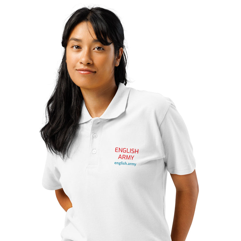 ENGLISCHE ARMEE - Premium-Piqué-Poloshirt