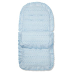 Universal Broderie Anglaise Pushchair Footmuff / Cosy Toes - Fits All Pushchairs / Prams And Buggies