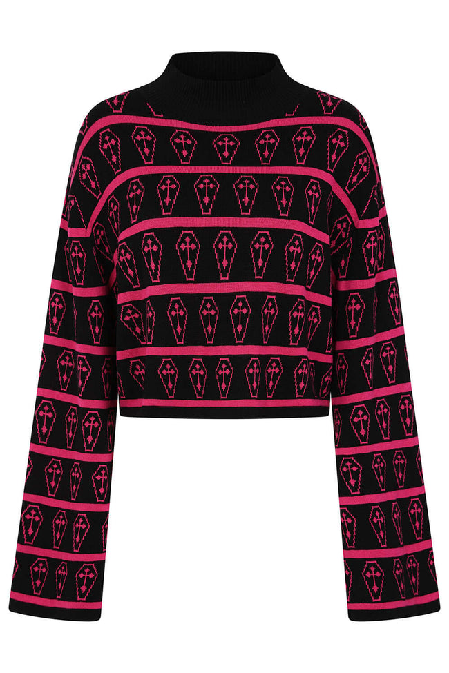 Banned Apparel Coffin Knit Jumper