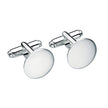 Beginnings Plain Round Cufflinks