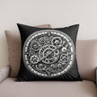 Intricate Time: Clockwork Cotton Cushion