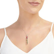 Miniature Rose Pendant Necklace