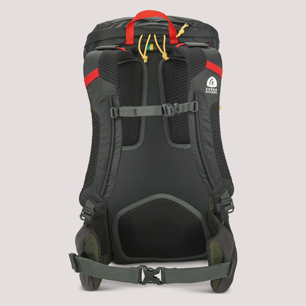 Mochila Sierra Designs Flex Hike 20L-30L - Peat/Fiery Red