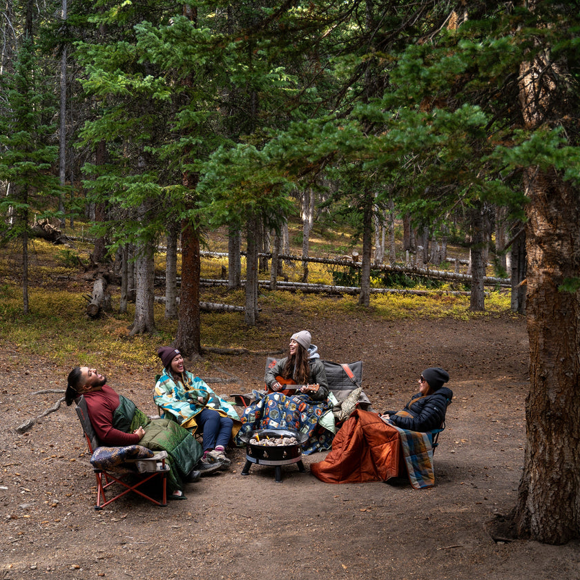 Low-Loveseat Double Camping Chair - Bungee Cord/Beluga