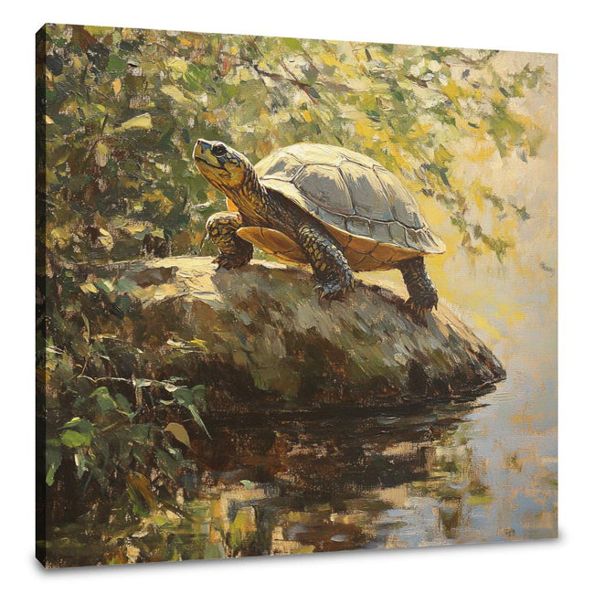 Turtle's Ascent Canvas